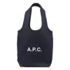 Apc A.p.c. Women Denim Ninon Shopping Bag In Blue
