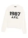 Apc A.p.c. 1987 Logo Shirt Clothing In Neutral