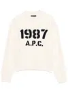 Apc A.p.c. 1987 Logo Shirt Clothing In White