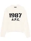 Apc A.p.c. 1987 Logo Shirt Clothing In White