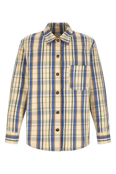 A.p.c. A. P.c. A. P.c. Casual Jacket - Plaid Pattern In Yellow