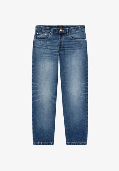 A.p.c. A. P.c. Achille Jeans 36 Indigo In Blue
