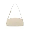A.p.c. A. P.c. Adjustable-strap Half-moon Shoulder Bag In Neutral