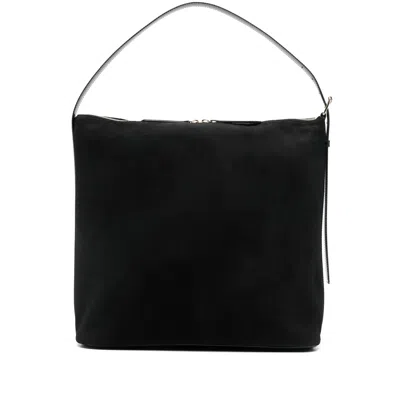 A.p.c. A. P.c. Adjustable-strap Zip Shoulder Bag In Black