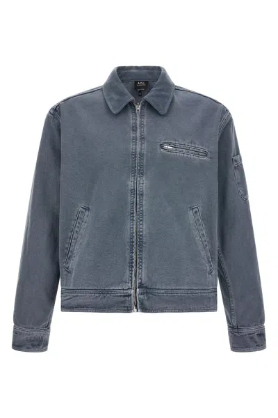 A.p.c. A. P.c. 'alexis' Jacket In Gray