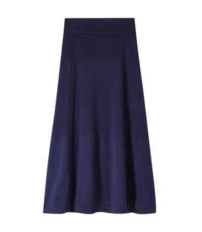 A.p.c. A. P.c. Aria Skirt M Navy Blue
