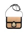 A.p.c. A. P.c. Astra Small Bag One Size Black In Pattern