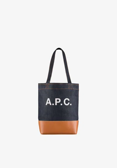 A.p.c. A. P.c. Axel Small Tote Bag One Size Brown