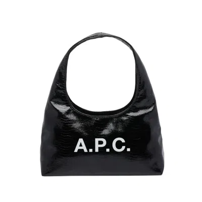 A.p.c. A. P.c. Baby Ninon Shoulder Bag In Black