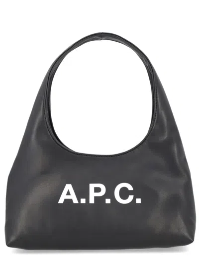 A.p.c. A. P.c. Baby Ninon Shoulder Bag In Black