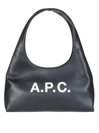 A.p.c. A. P.c. Baby Ninon Shoulder Bag In Nero