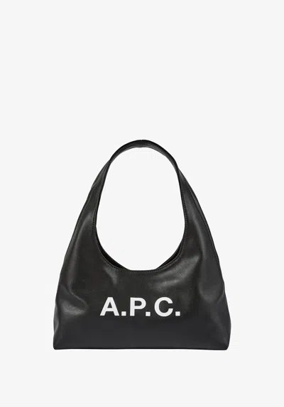 A.p.c. A. P.c. Baby Ninon Shoulder Bag One Size Black