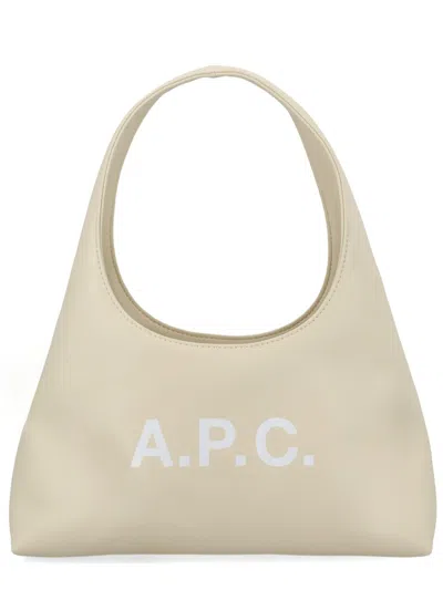 A.p.c. A. P.c. Baby Ninon Shoulder Bag In Neutral