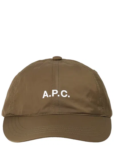 Apc A. P.c. Baseball Cap With Logo In Brown