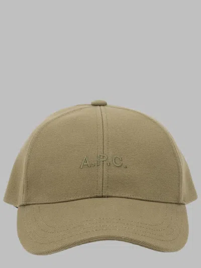 A.p.c. A. P.c. Baseball Hat - Charlie In Green
