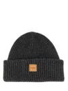 Apc Beanie Hat With Logo In Gray