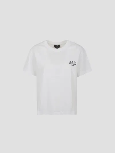 A.p.c. A. P.c. Boxand T-shirt For The Modern Wardrobe In White