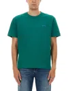 Apc Relaxed Fit Crew Neck T-shirt In Green