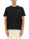 Apc A.p.c. Boxy T-shirt In Black