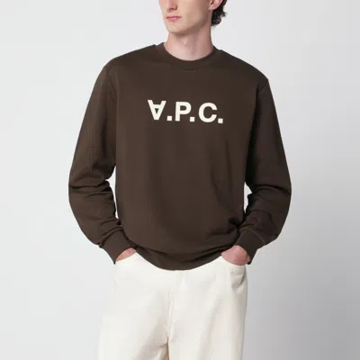A.p.c. A. P.c. Brown-without Standard Grand Vpc Cotton Sweatshirt