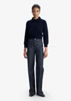 A.p.c. A. P.c. Cardigan With Polo Collar Xl Navy Blue