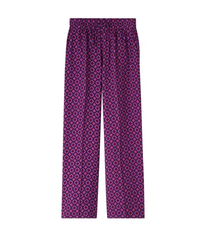 A.p.c. A. P.c. Carlota Pants 38 Fuchsia In Pink
