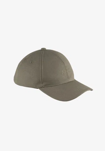 A.p.c. A. P.c. Charlie Baseball Cap 54 Khaki Green