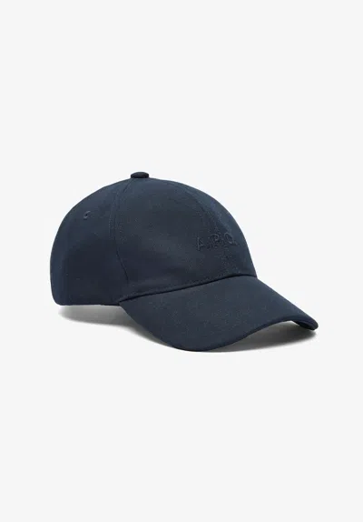 A.p.c. A. P.c. Charlie Baseball Cap 54 Navy Blue