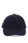 Apc Logo-embroidered Cotton-blend Canvas Baseball Cap In Blue