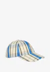 A.p.c. A. P.c. Checked Cap 54 Ecru In Ecru