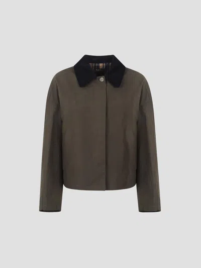 A.p.c. A. P.c. Chic Utility Vest In Kaki Mltr