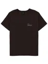 A.p.c. A. P.c. Classic Cotton T-shirt In Brown