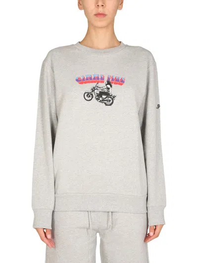 A.p.c. A. P.c. Classic Crew Neck Sweatshirt In Gray