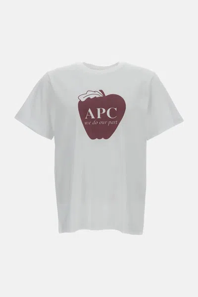 A.p.c. A. P.c. Classic Crew Neck T-shirt For Men In Gray