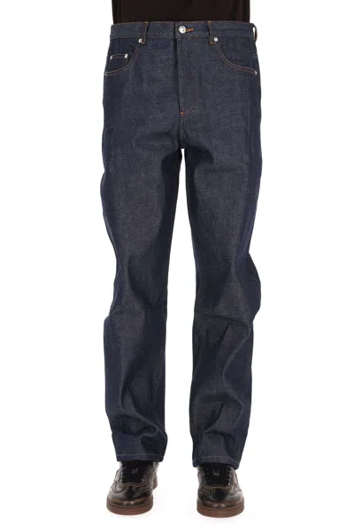 A.p.c. A. P.c. Classic Denim Jeans For Men In Blue