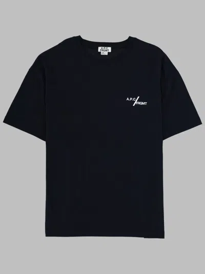 A.p.c. A. P.c. Classic Logo T-shirt For Men In Black