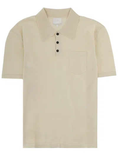 A.p.c. A. P.c. Classic Mini Polo With Pocket For Men In Neutral