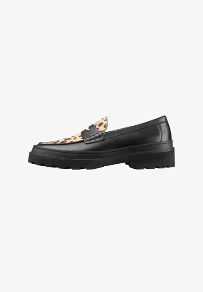 A.p.c. A. P.c. Clem 2.0 Moccasins Us 10 Black Beige In Multi