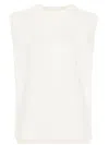 Apc Wool Crew Neck Vest In Beige