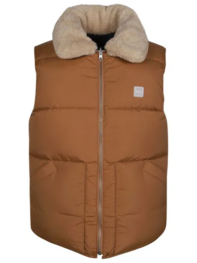 Apc A.p.c. Gilet In Brown