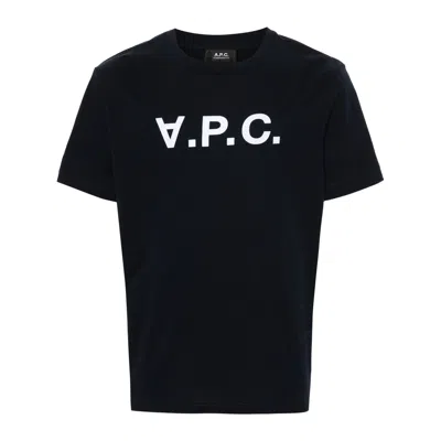 A.p.c. A. P.c. Cohbmm26384 Tiq Dark Navy Ecru In Black