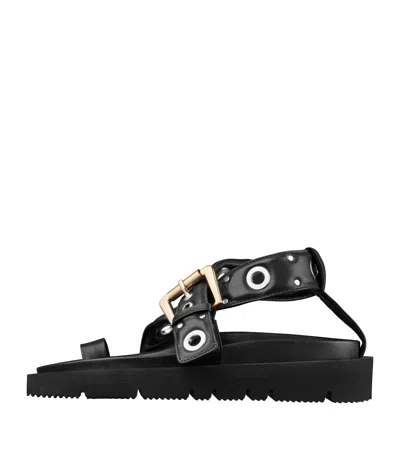 A.p.c. A. P.c. Concarneau Sandals Us 8 Black
