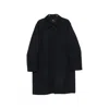 A.p.c. A. P.c. Concealed-button Coat In Blue