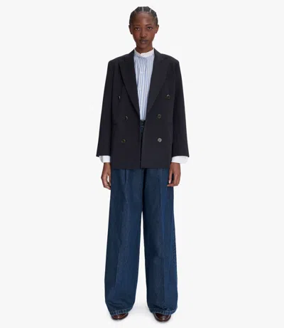 A.p.c. A. P.c. Corta Blazer 34 Navy Blue