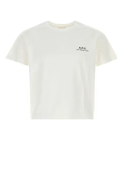 A.p.c. A. P.c. Cotton Aurore Unisex T-shirt In Neutral