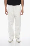 Apc A. P.c. Cotton Vincent Pants With Drawstring In White