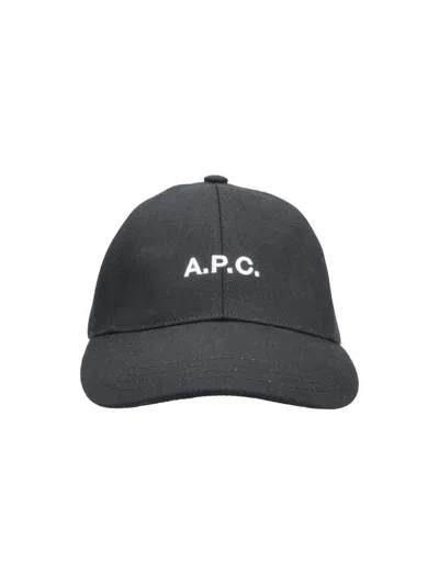 A.p.c. A. P.c. Cotton-blend Hat In Black