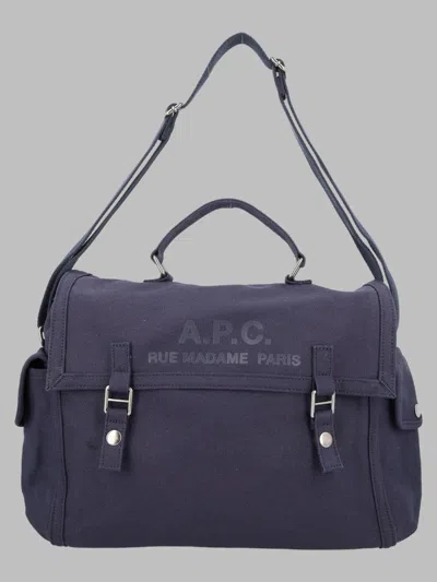 A.p.c. A. P.c. Cotton-polyester Shoulder Bag In Multicolour