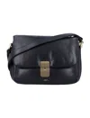 A.p.c. Rectangular Shoulder Bag Gold-tone Hardware In Blue