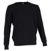 Apc A. P.c. Crewneck Jumper In Black Wool In Multi